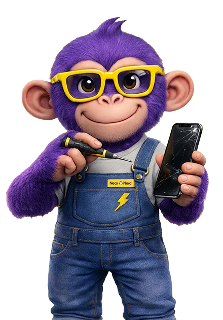 Near Nerd franchise support mascot